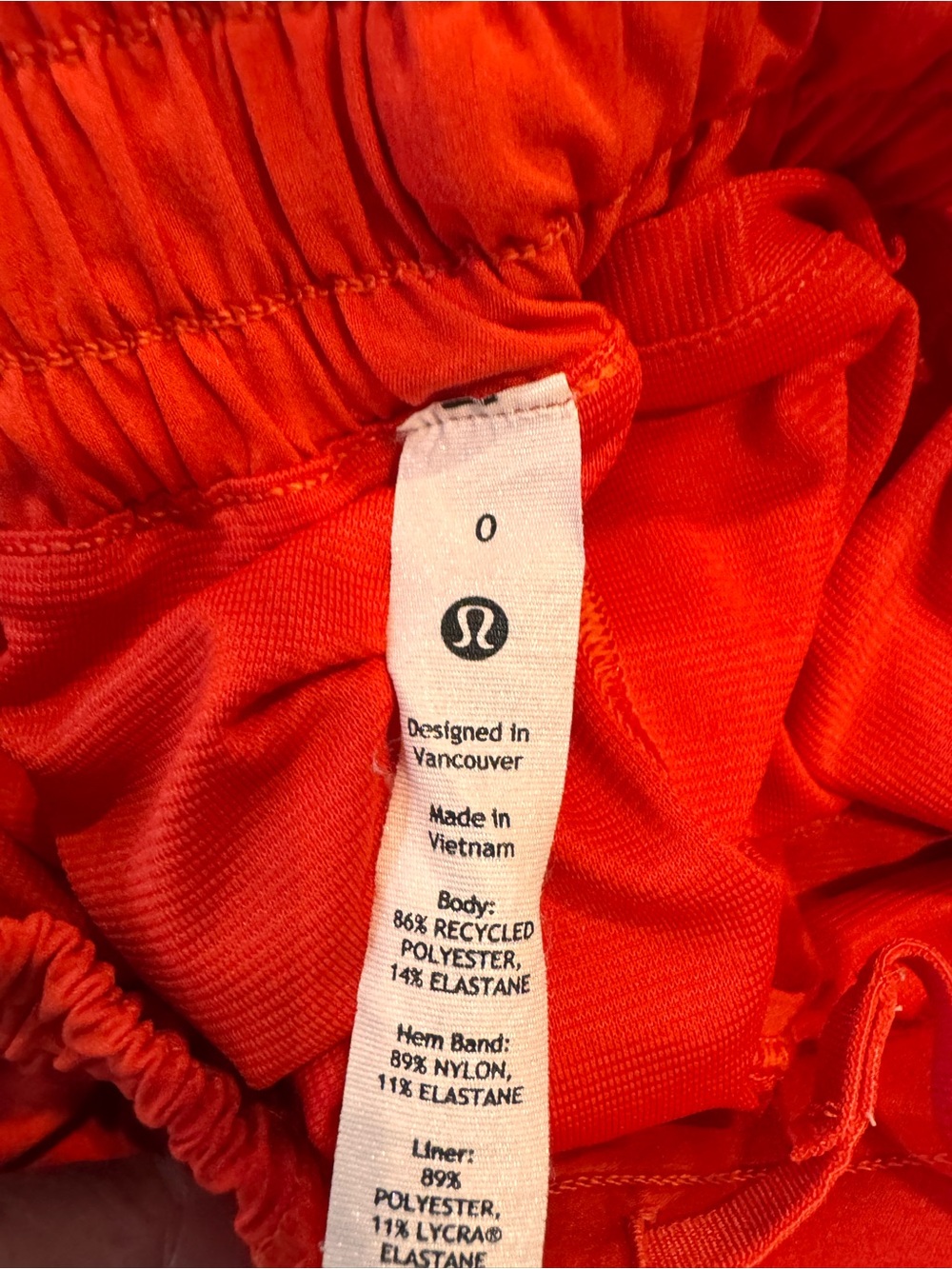 Lululemon red Hotty Hot shorts - Picture 3 of 3